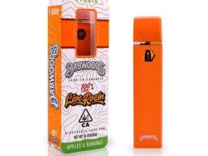 dabwoods live rosin apples & bananas disposable pen