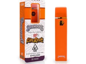 dabwoods live rosin og kush disposable pen